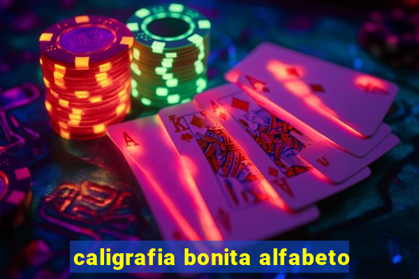 caligrafia bonita alfabeto